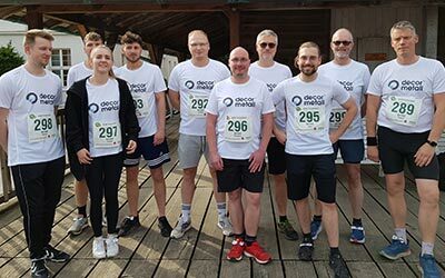AOK Running competion for companies 2022 – decor metall took part