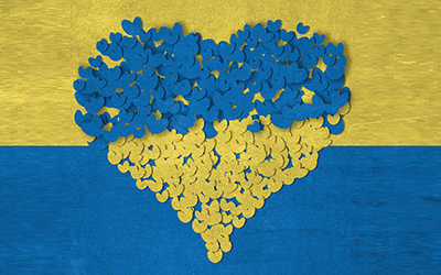 Employees donate to Ukraine victims